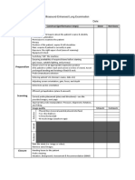 US Lung Exam Checklist