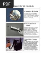 A EVOLUÇÃO DO CELULAR