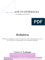 Approach To Patient With Dysphagia