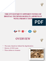 The Investment Opportunities of Digital Technologies in Armenian Wine Production