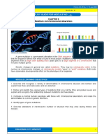 Study Guide For Module No. - : Mutations and Chromosomal Abberations