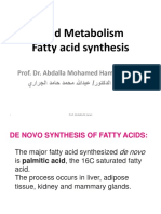 Fatty Acid Synthesis by Prof DR Abdalla Jarari 2nd Year For VIDEOS