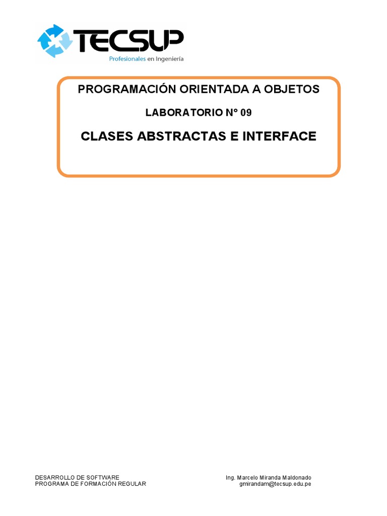 Clases Abstractas e Interfaces en Java | PDF