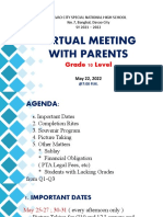Meeting With Parents Gr.10 Level