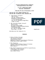 Central Administrative Tribunal Principal Bench, New Delhi O.A No. 2864/2019 With M.A No. 3158/2019