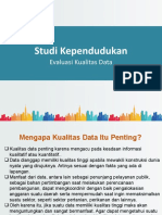 Materi Evaluasi Kualitas Data