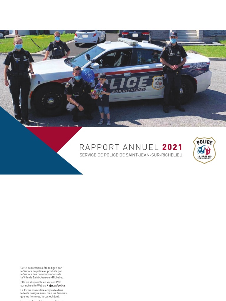 Rapport annuel 2021 de la police | PDF