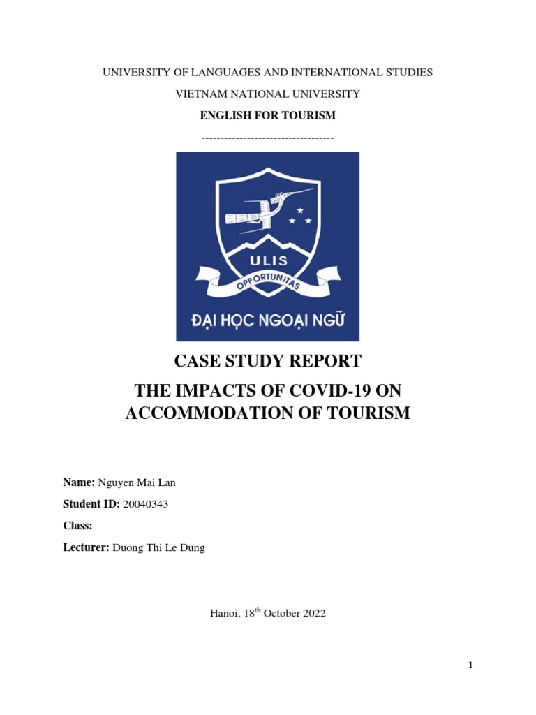 Case Study English For Tourism PDF Tourism Vietnam