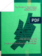 (SUNY series in Contemporary Continental Philosophy) Jacques Taminiaux , Michael Gendre (Translator), - Heidegger and the Project of Fundamental Ontology-SUNY Press (1991)