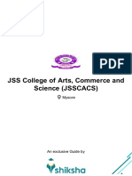 JSS College of Arts, Commerce and Science (JSSCACS) : Mysore