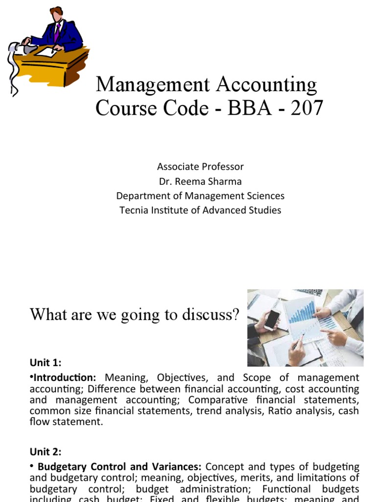 Management Accounting Course Overview | PDF | Management Accounting ...