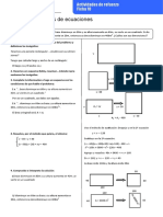 Ecuaciones en Problemas