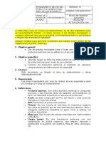 HPC-SGC-PR-01 Procedimiento de Uso de Productos Quimicos de Mantenimiento