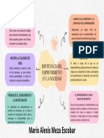 Mapa Mental Importancia Emprendimiento Mario Meza