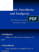 Obstetric Anesthesia and Analgesia