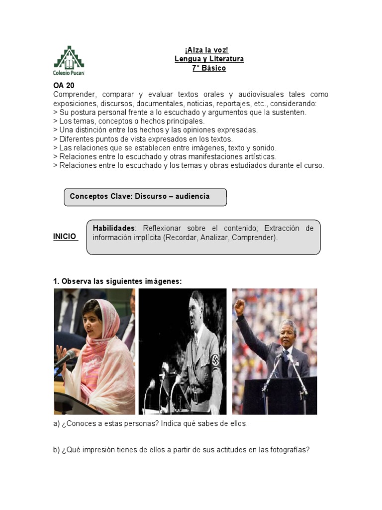 Actividad Evaluada 29-09 7b | PDF | Comunicación | Cognición