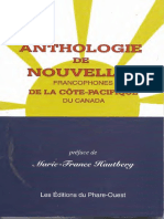 Anthologie de Nouvelles de La Côte-Pacifique Du Canada