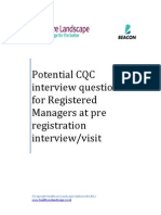 CQC Interview Questions For RM