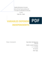 Variables Dependiente e Independiente PDF