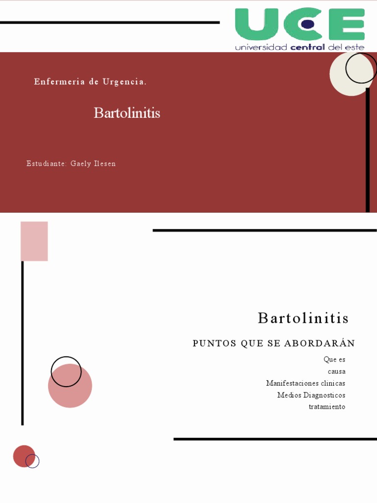 Tratamiento y causas de la bartolinitis | PDF | Especialidades Medicas ...