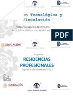 Presentacion Residencias Profesionales Agosto-Diciembre-2022