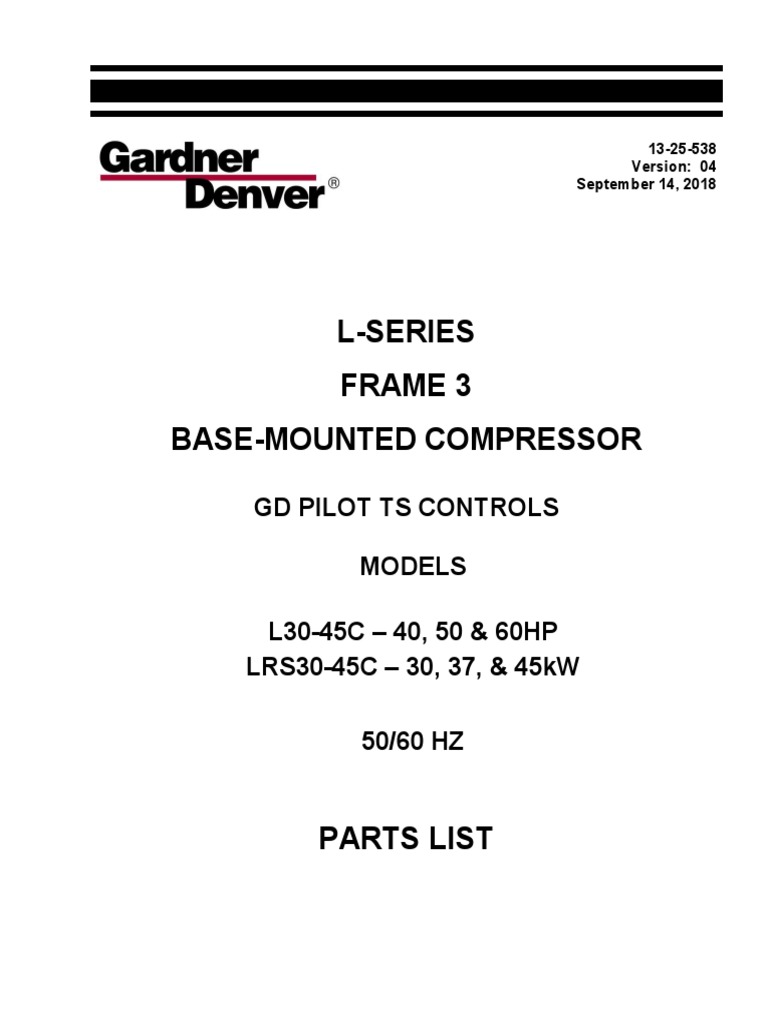 L-Series Frame 3 Base-Mounted Compressor | PDF