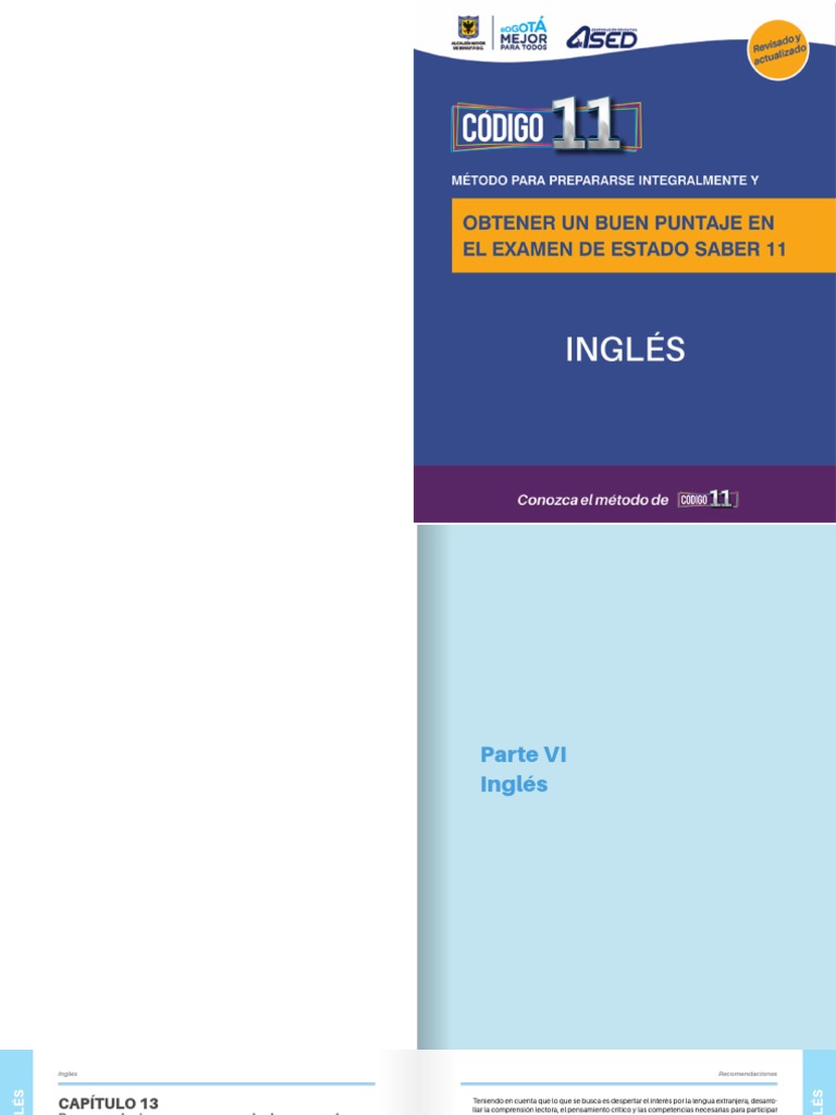 Estructura de la Prueba de Inglés Saber 11 | PDF