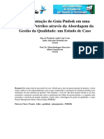 Implementação Do Guia Pmbok em Uma Refinaria Petróleo Através Da Abordagem Da Gestão Da Qualidade: Um Estudo de Caso