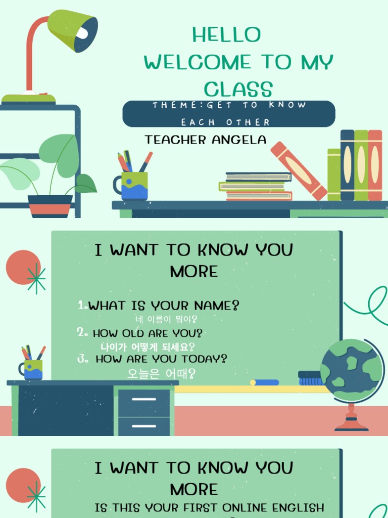 Online English Class: Greetings & Travel | PDF