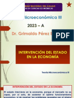 Intervención Del Estado en La Economía y El Mercado Competitivo