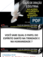 O PAPEL DO ESPÍRITO SANTO NA TRINDADE