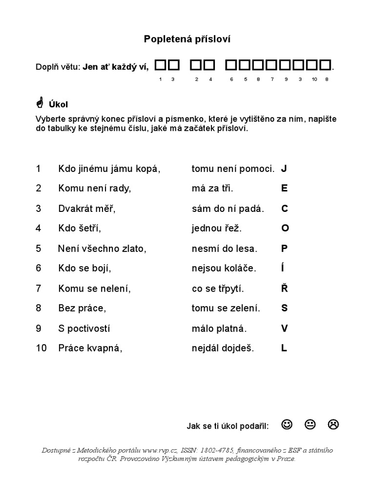 Přísloví | PDF