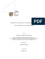 IMPLEMENTAR UN CAMBIO EN EL ACOMPAÑAMIENTO DE AULA Nucleo Pedagogico