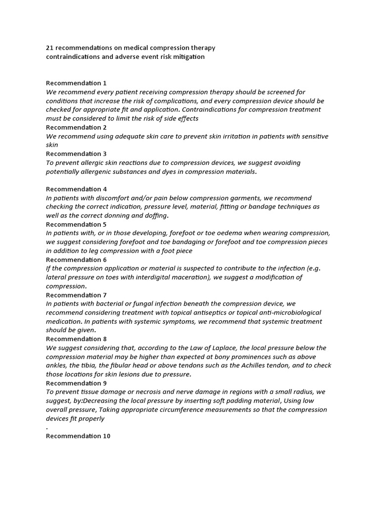 21 On Medical Compression Therapy PDF Peripheral