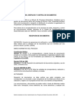 Recibo, Despacho y Control de Documentos