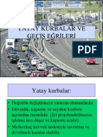 Yatay Kurbalar Ve Geçi̇ş Eğri̇leri̇