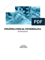 Política Fiscal Venezolana 2006-2016 (2017)