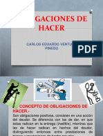 Obligaciones de Hacer