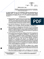 Resolucion 006 Por La Cual Se Aprueba La Modificación de La Planta de Personal de Las Epmm