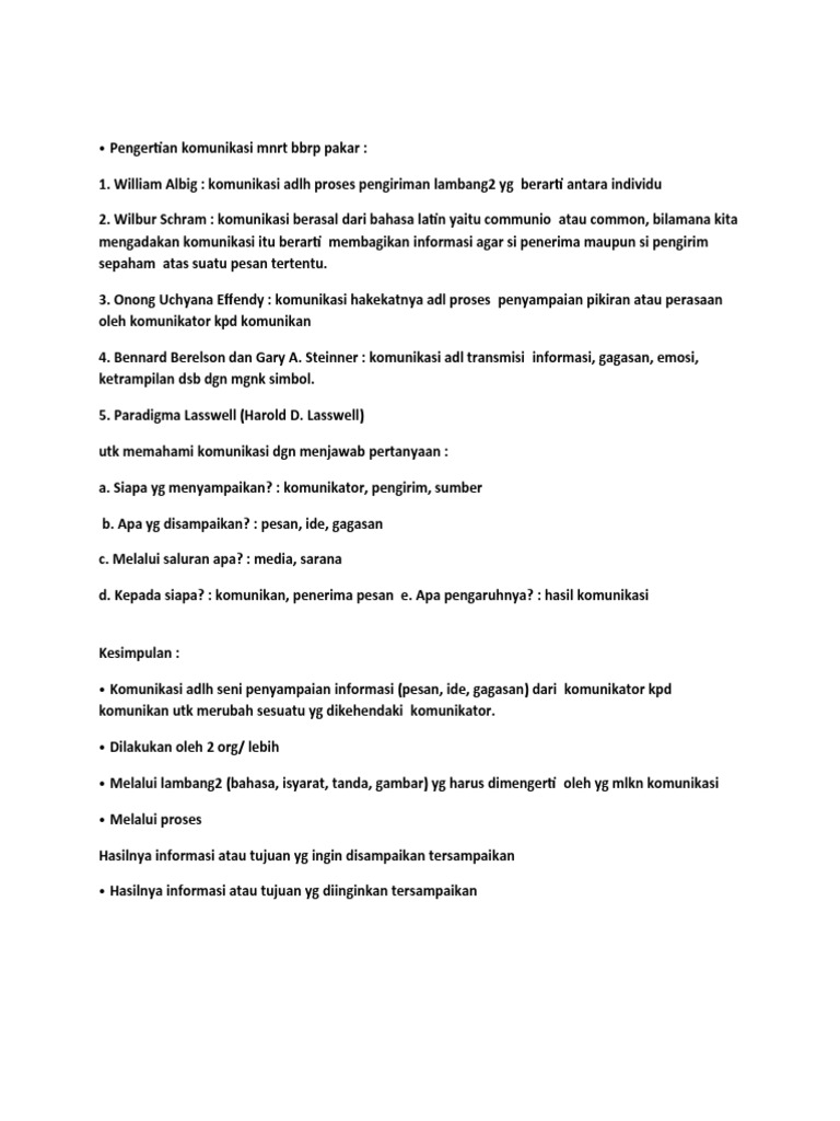 Konsep Dasar Komunikasi Pdf