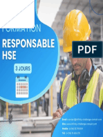 Affiche RESPONSABLE HSE