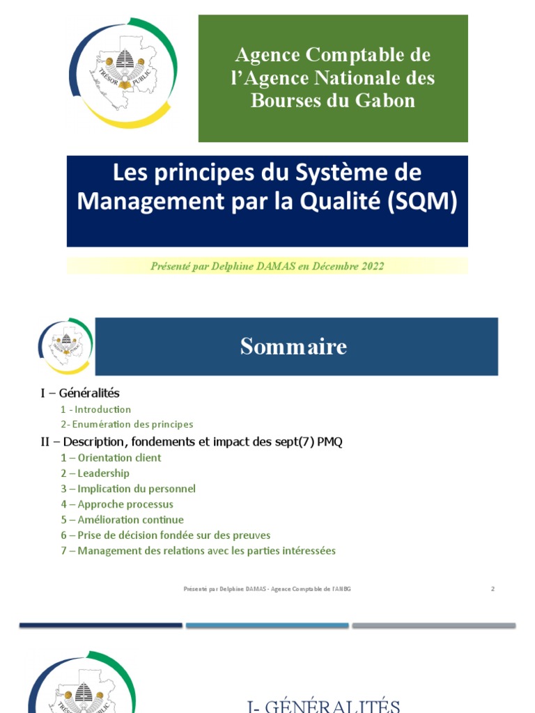 Principes du Management de la Qualité | PDF | Système de management de ...