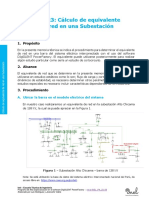 Cálculo de Equivalente en La Red en Una Subestación