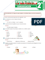 El Uso de La Mayúscula para Segundo Grado de Primaria