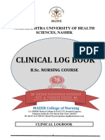 Clinical Log Book BSC Nursing 170622