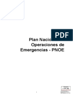 Plan de Operaciones - Pnoe PDF