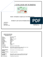 TVU Nursing Care Plan