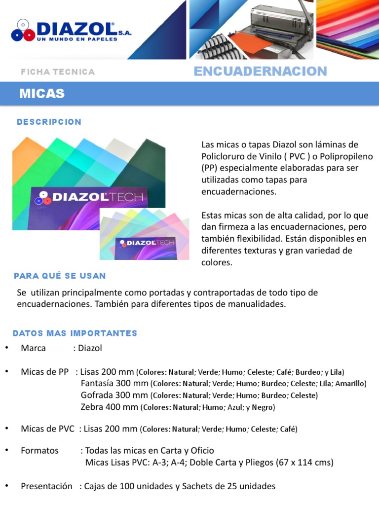 FICHAS TECNICAS X Micas | PDF
