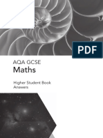 AQA GCSE Maths Higher SB Answers