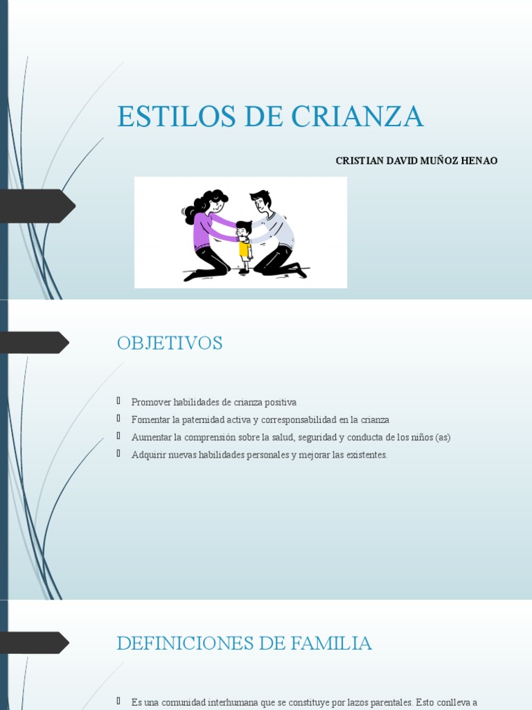 Estilos De Crianza Pdf